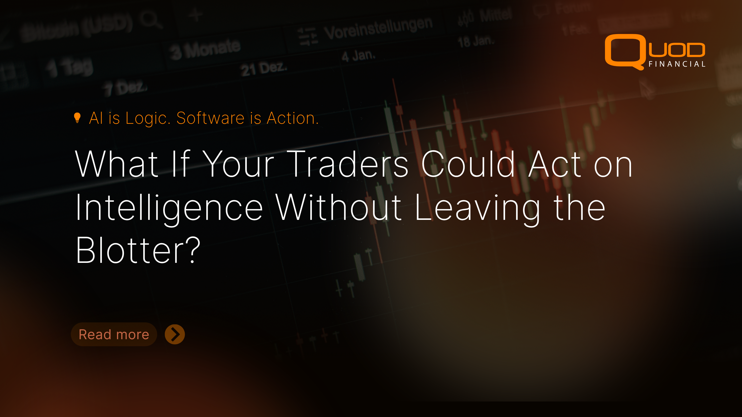 QuodIQ AI Trading Interface