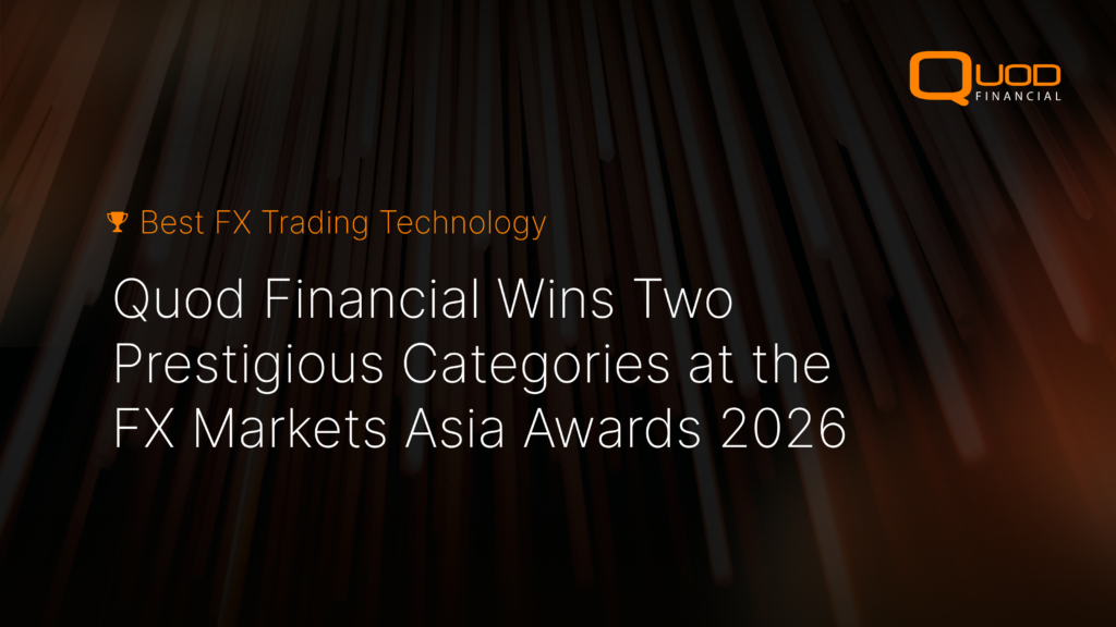 Quod Financial has won two categories at the FX Markets Asia Awards 2026 — Best FX EMS for Asia Currencies and Best FX Trading Technology for Asian Clients — recognizing its intelligent automation and execution technology for banks, brokers, and buy-side firms trading Asian currency markets.