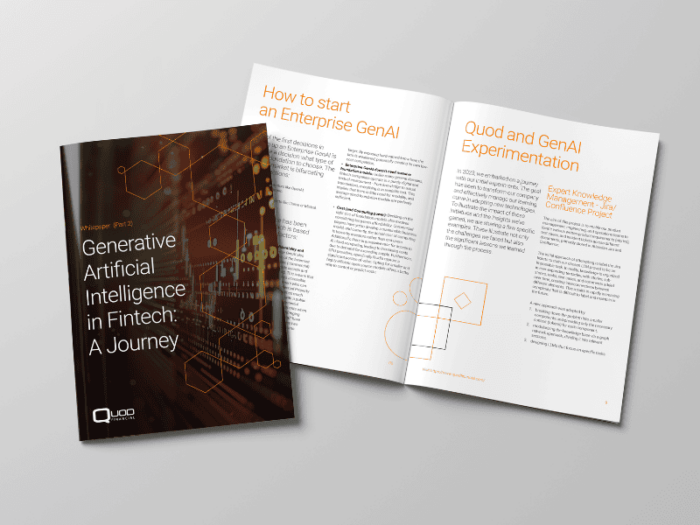 Whitepaper: Generative Artificial Intelligence in Fintech - A Journey